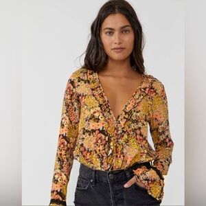 NWOT Free People Heat Wave Boydsuit